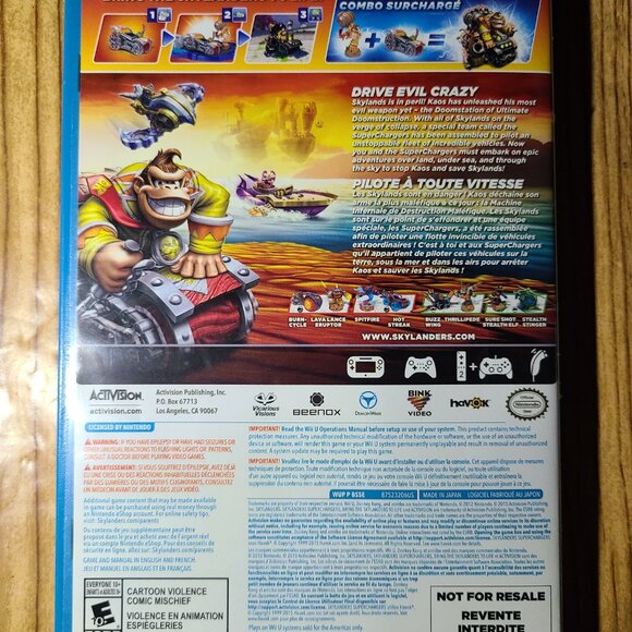 Skylanders Superchargers Nintendo Wii U Game (no manual) - Picture 5 of 5